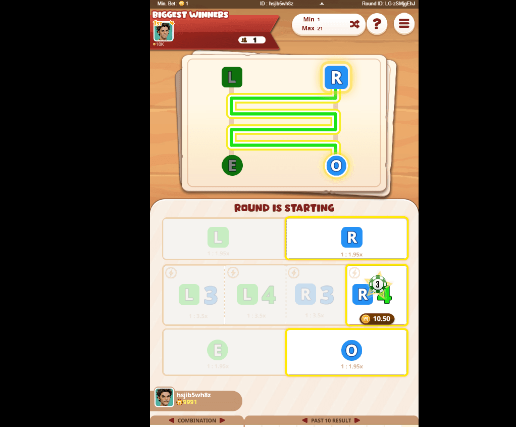 KingMidas Ladder Game: Correct Mechanics